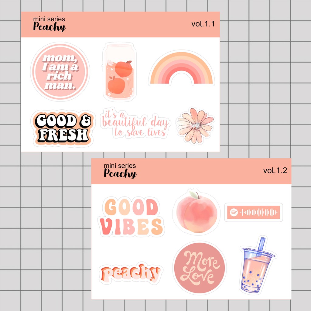 

Stiker Tumblr HP aesthetic / Stiker Laptop custom / stiker HP / Stiker Kpop | PEACHY MINI 1
