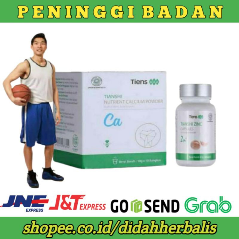 

Peninggi Badan Tiens Susu Penambah Tinggi Kalsium NHCP & Zinc Capsules Tianshi NCP Original Aman
