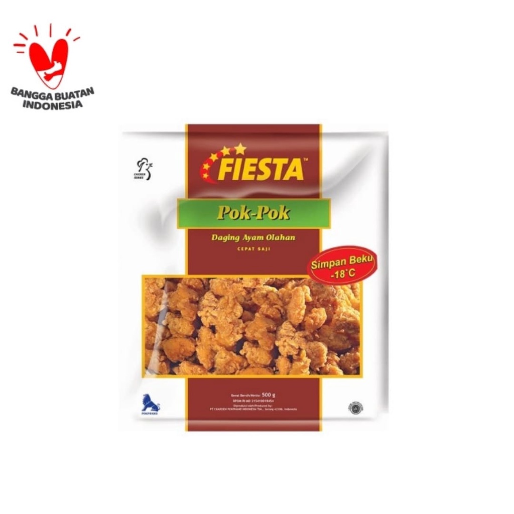 FIESTA CHICKEN POK-POK 500GR HALAL DAGING AYAM OLAH SIAP GORENG