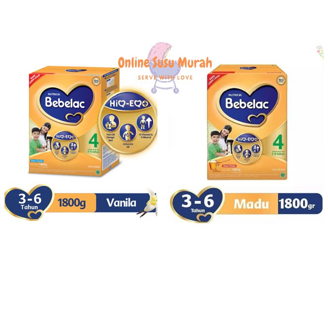 Bebelac 4 Madu 1800gr Harga Terbaik September 21 Shopee Indonesia