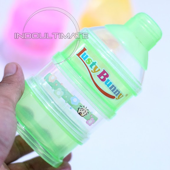 Container Susu Bayi LUSTY BUNNY Tempat Wadah Susu / alat makan bayi / botol susu Random BY-606TS