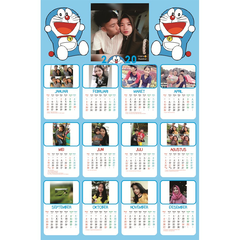 

Cetak Kalender Custom Design 12 bulan 1 Lembar Paling Murah