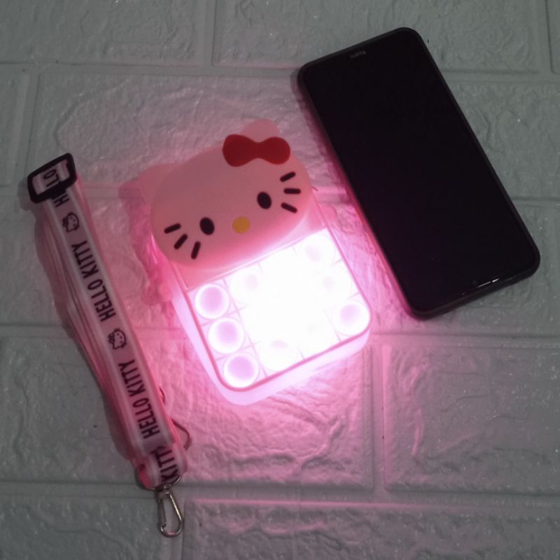 Tas Pop it Hello kitty mini LED