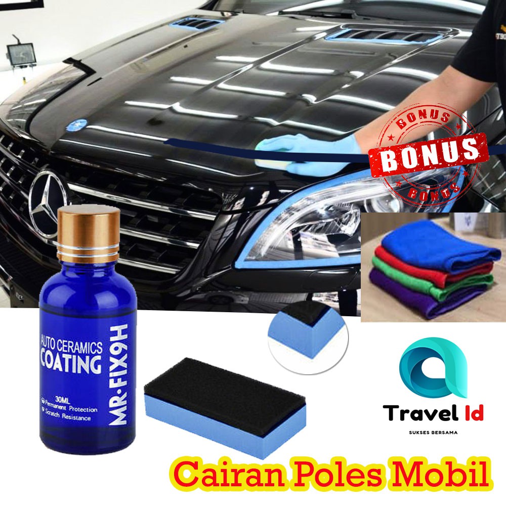 Cairan pengkilap poles mobil Nano Ceramic coating