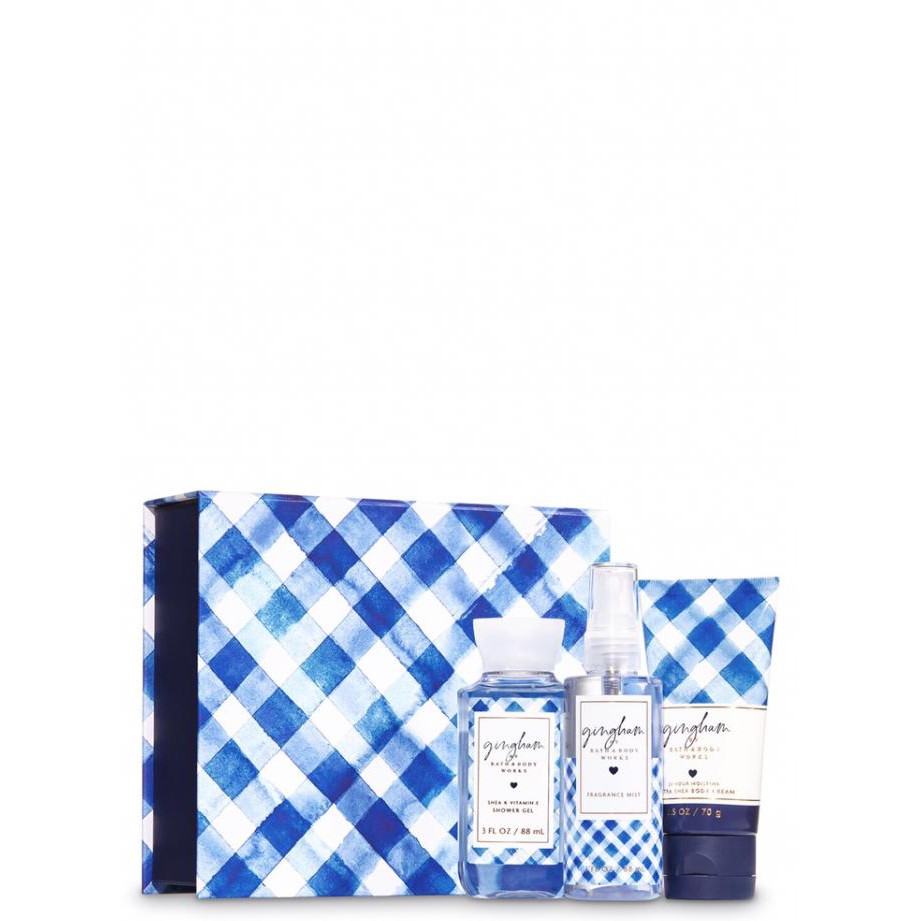 

Bbw Gingham Gift Set Gift Box Bengiweti