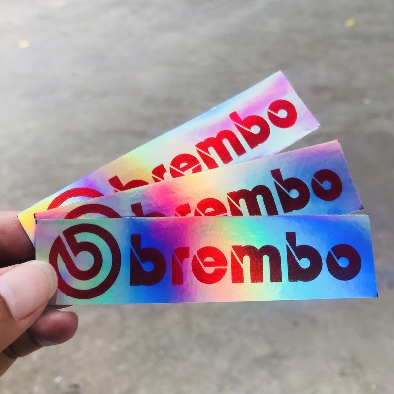 Stiker Racing Hologram Bijian - Brembo