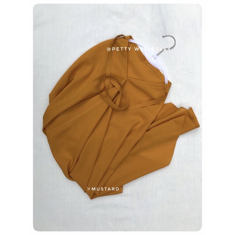 

TANPA LABEL) 1/5 WARNA, AISYAH BERGO TALI NON PAD POLOS