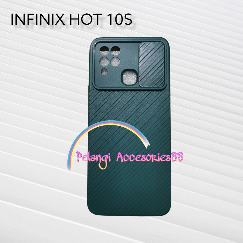 CASE INFINIX HOT 10S / HOT 10S NFC / HOT 10T / HOT 10i CASE SOFTCASE SLEDING WARNA WARNI