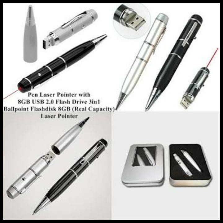 

PAKET HEMAT FLASHDISK PULPEN 3 IN 1 / FLASH DISK 8GB, PULPEN , LASER