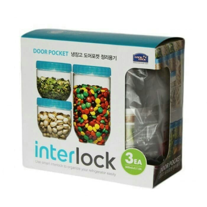 LOCK&amp;LOCK 3 SET FOOD CONTAINER INTERLOCK SET 3EA