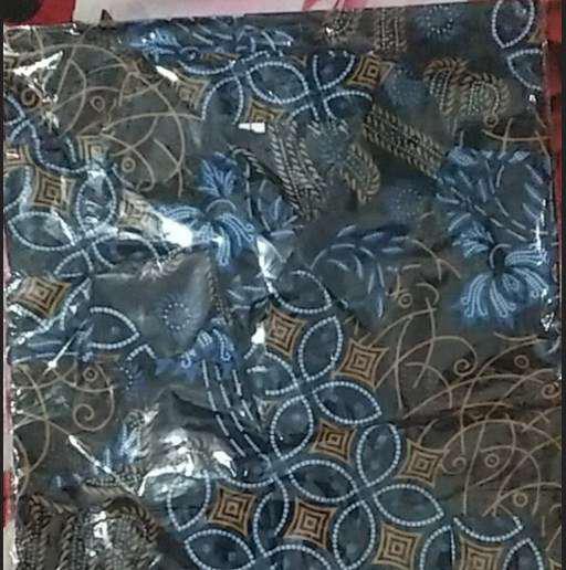 Kemeja Batik Pria Lengan Panjang Formal Size M L Xl Bz0008