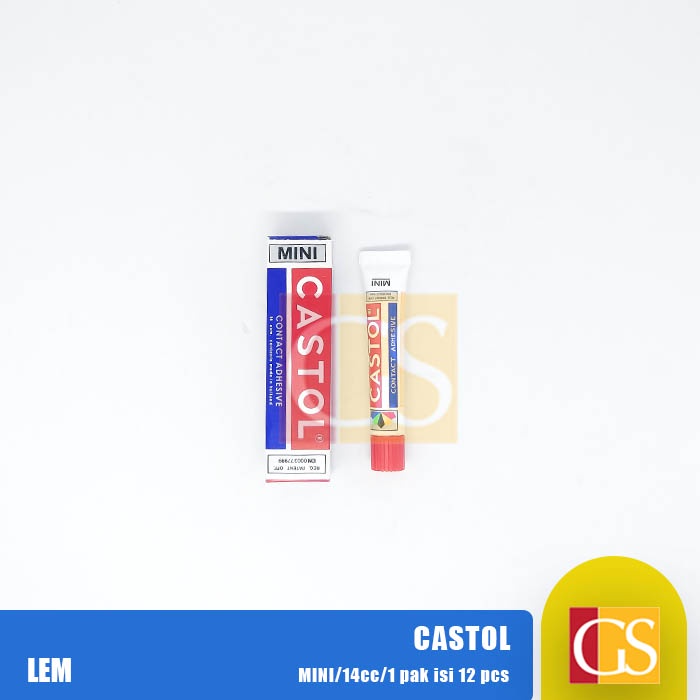 

Lem Castol / Lem Kuning Contact Adhesive Tube Mini 14cc