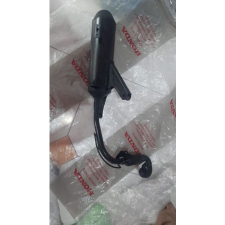 kenalpot knalpot standar honda scoopy new led 2021 original