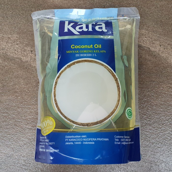 

KARA COCONUT COOKING OIL / MINYAK GORENG KELAPA 2L REFILL PACK