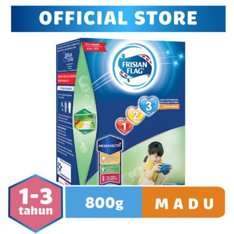 

Susu Frisian Flag 123 madu 800gr