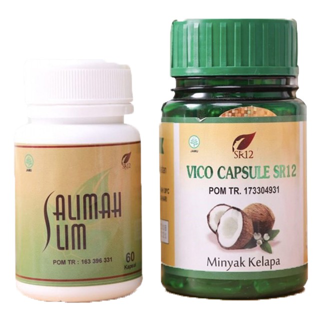 ✅ TERLARIS ✅ PAKET PELUNTUR LEMAK PELAKOR DIET HERBAL SALIMAH SLIM VCO SR12