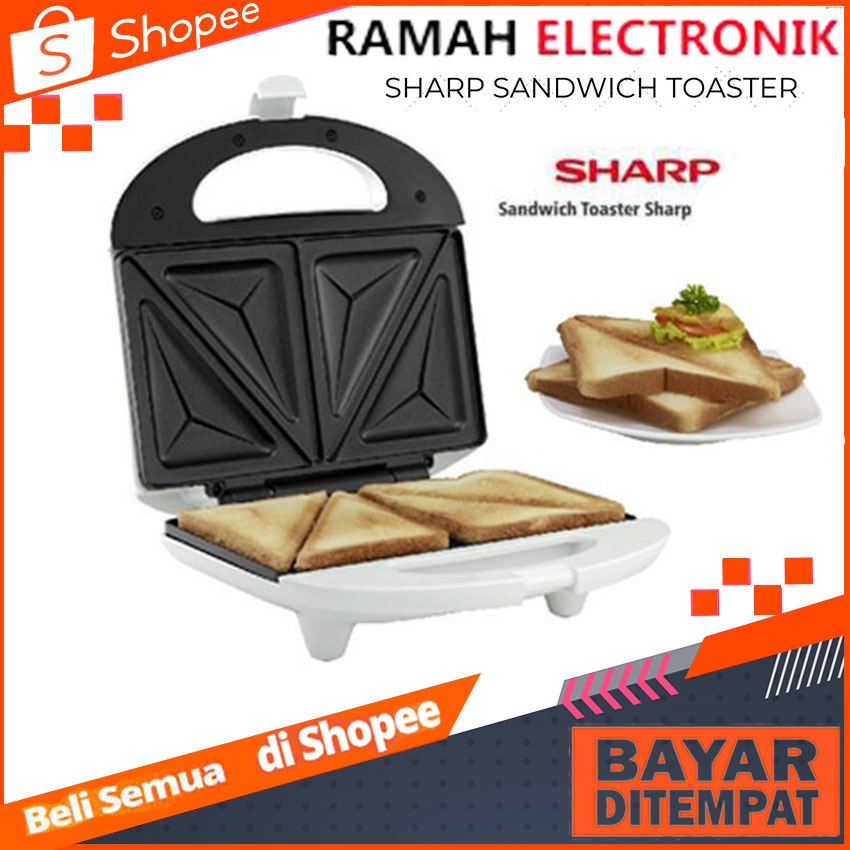 SHARP KZS-70L(W) Sandwich Toaster/Panggangan Roti Toaster Sharp