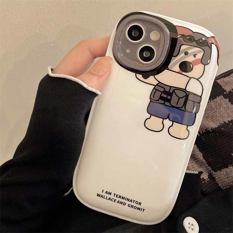 Soft case Silikon Motif Anak Anjing Untuk iPhone 12 13 11 Pro Max X Xs Max Xr hhst