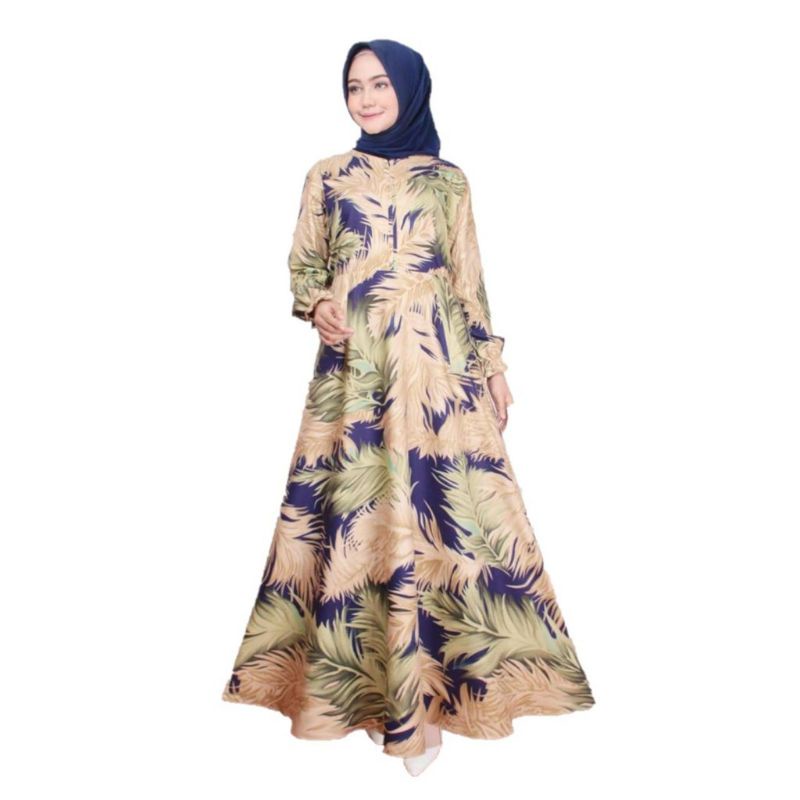 Gamis jamillah bahan katun apple fit to XL