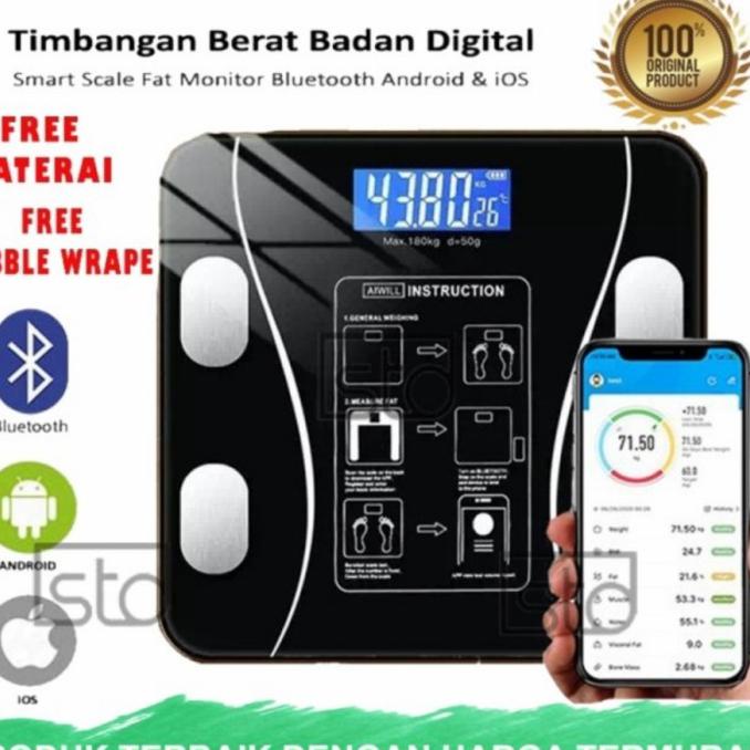 Termurah Timbangan Badan Digital Xiaomi Smart Scale Timbangan Badan Pintar