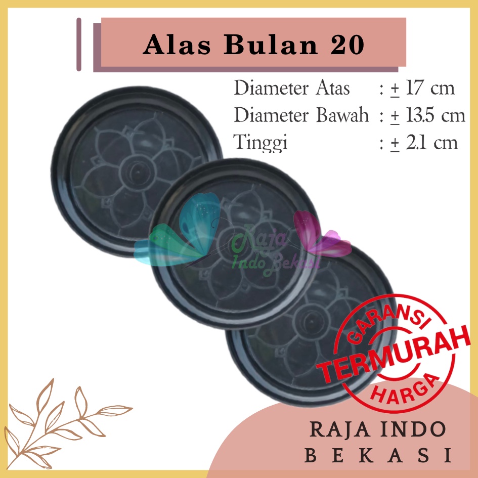 Tatakan Pot Alas Bulan 20 Hitam Garden Of Love Tatakan Pot Bunga Utk Pot Tawon Pirus Putih 24 21 Cm