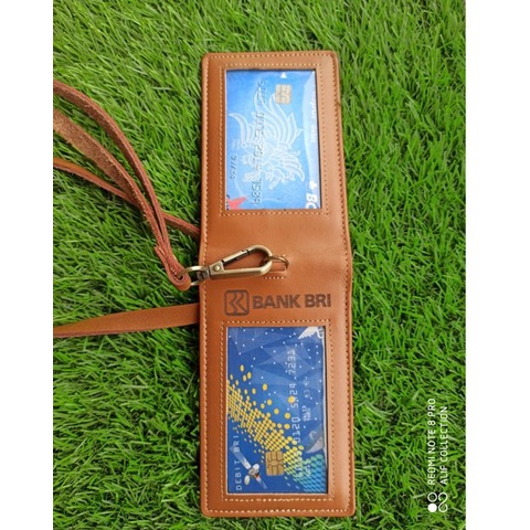 

iD card holder kulit asli - name tag kulit asli costum nama perusahaan dan photo b
