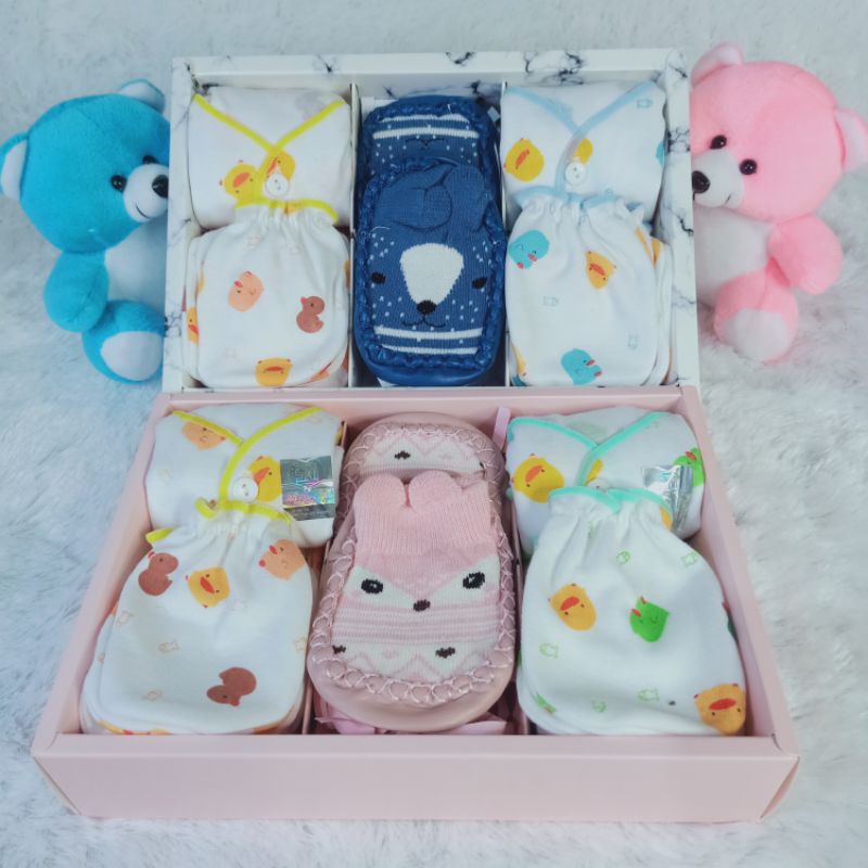 SOUL [Baby 17] Hamper Bayi Kado Lahiran Newborn Paket Set Lengkap  Cute Gift Parcel Real Pict Hampers baby boy and girl Parcel Bayi Laki-laki Perempuan