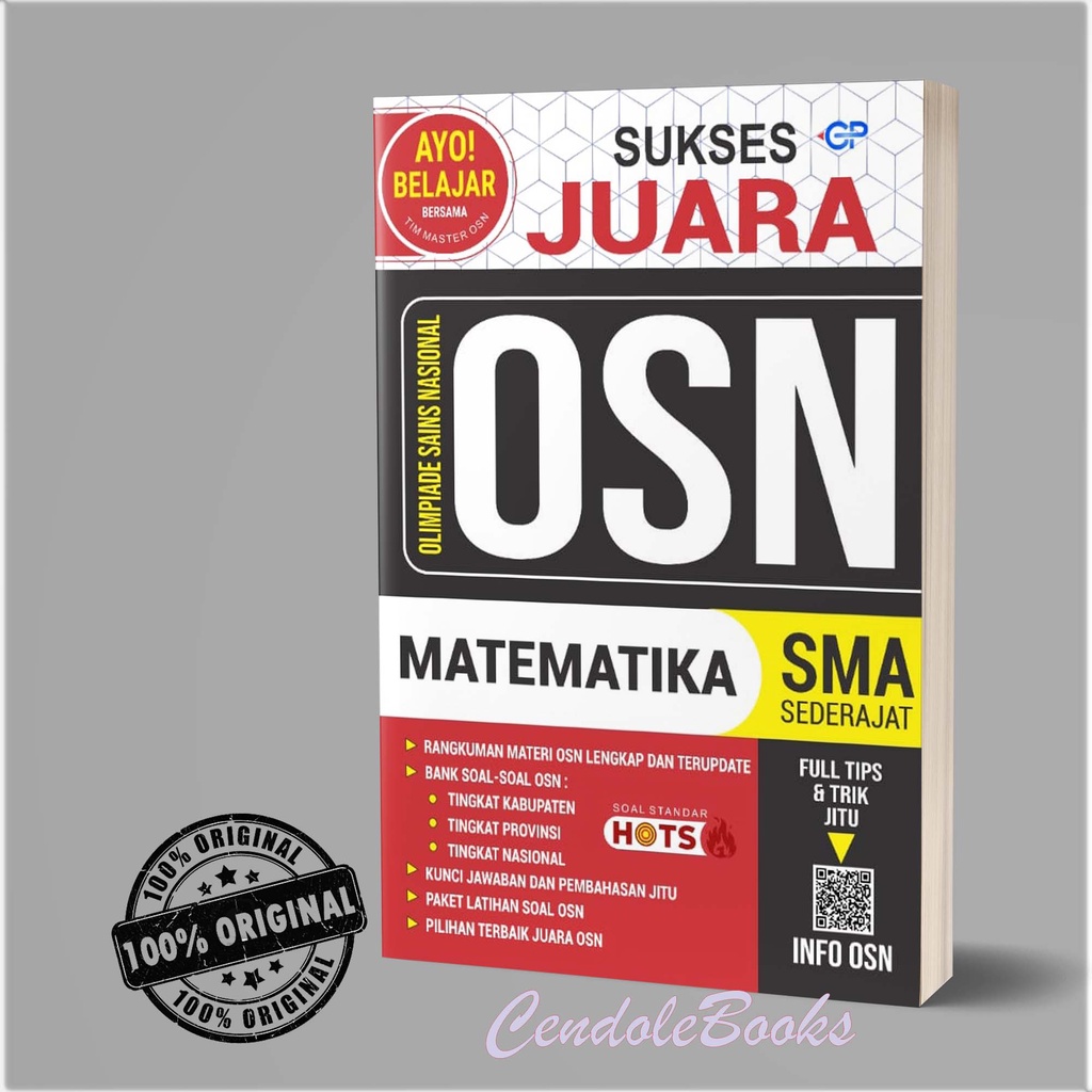 Buku OSN SMA : SUKSES JUARA OSN MATEMATIKA SMA -Tim Master OSN