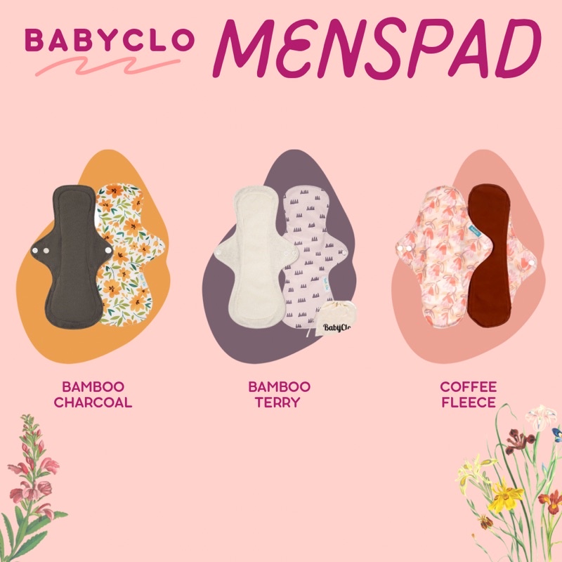 BABYCLO MENSTRUAL PAD SIZE XL PEMBALUT KAIN MENSPAD