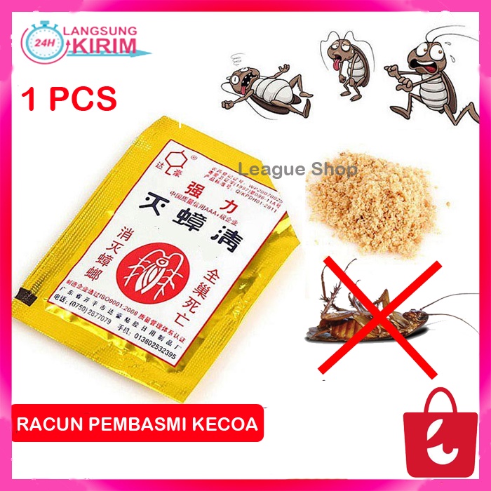 [100% Efektif] Obat Pembasmi Kecoa Mie Zhang Qing Racun Kecoa MieZhangQing / Miejiqing Ampuh Efek Berantai / Racun Kecoa Paling Ampuh