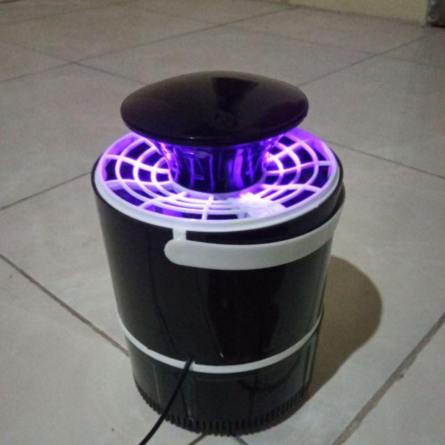 Sls89 Perangkap Nyamuk Jebakan Lalat Kipas Lampu Led Uv Ultraviolet Elektrik