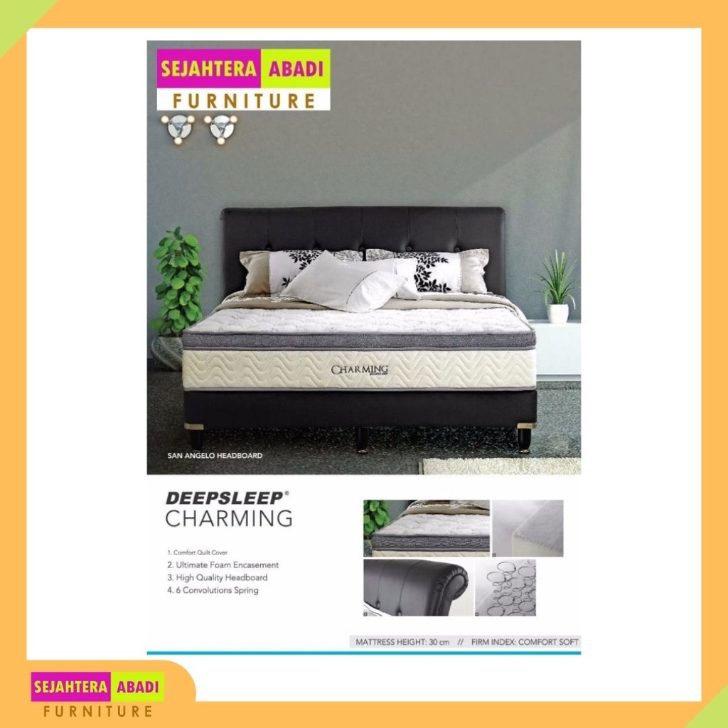 Simmons springbed USA pocket latex plushtopType Charming SALE [Mattras Only]