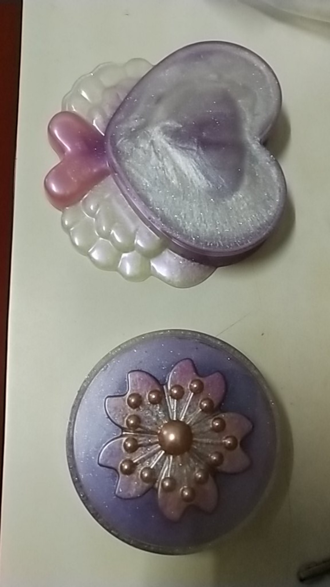 Hw Set Cetakan Silikon Resin Motif Sakura + Kotak Perhiasan Diy