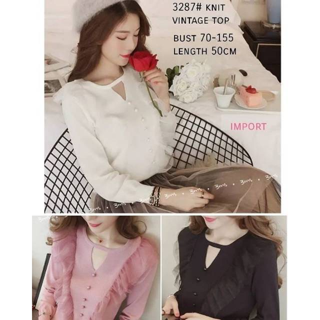 KNIT VINTAGE TOP