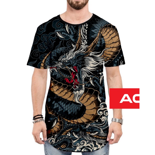 kaos longline pria distro motif terbaru keren