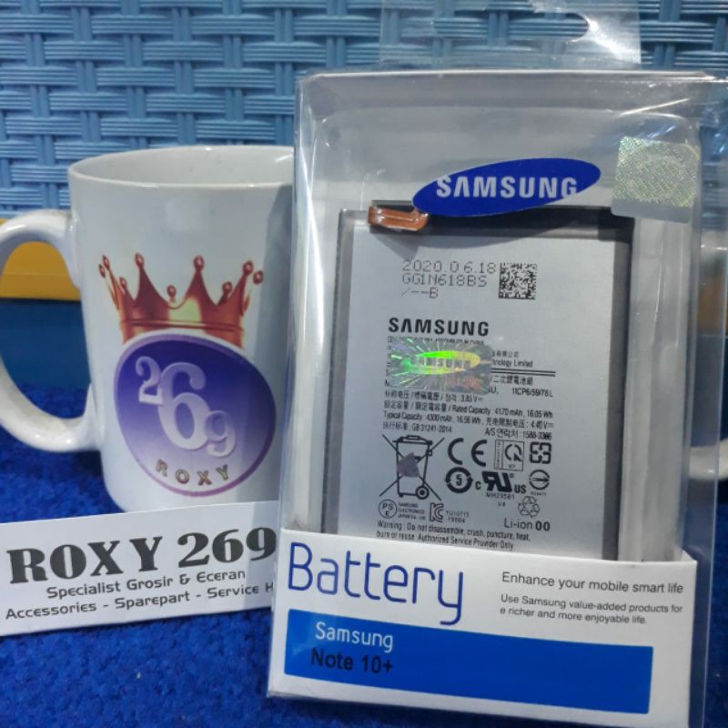 Batre Baterai Samsung Note 10 Plus 10+ Original Ori Battery Batu Batrei Batrai Baterei Hp Note10+