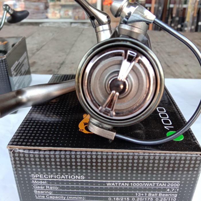 Reel Fugu Wattan 1000 2000 3000 Cv