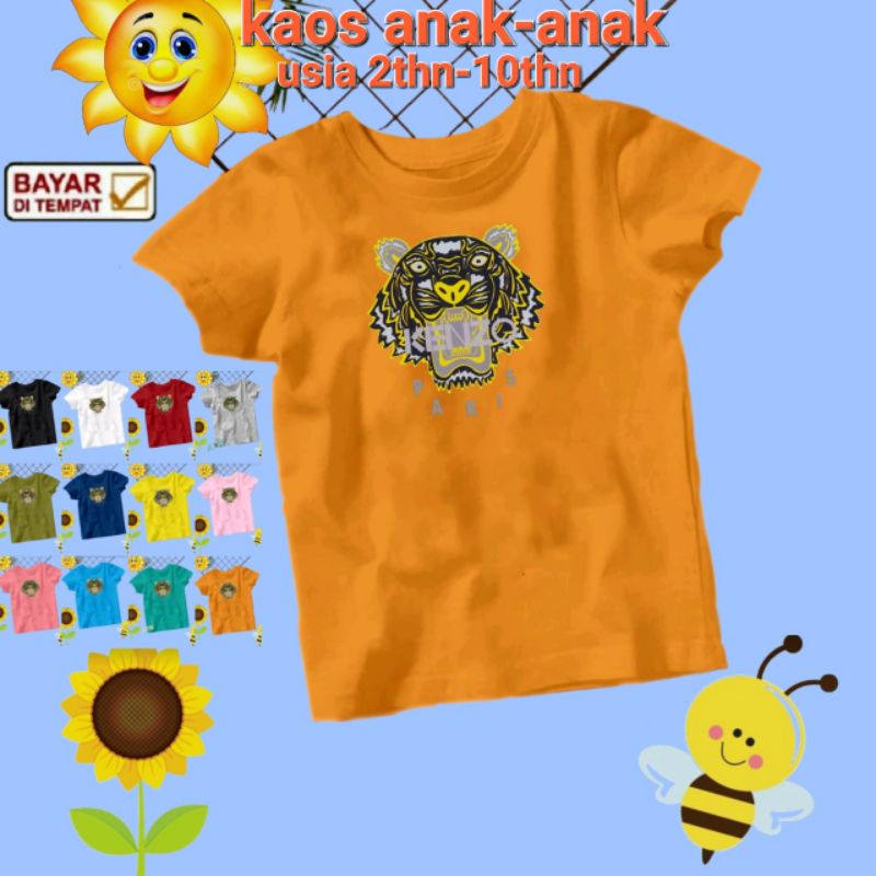 KAOS ANAK CWO/CWE USIA 2THN-10THN(K3NZ0 MACAN)