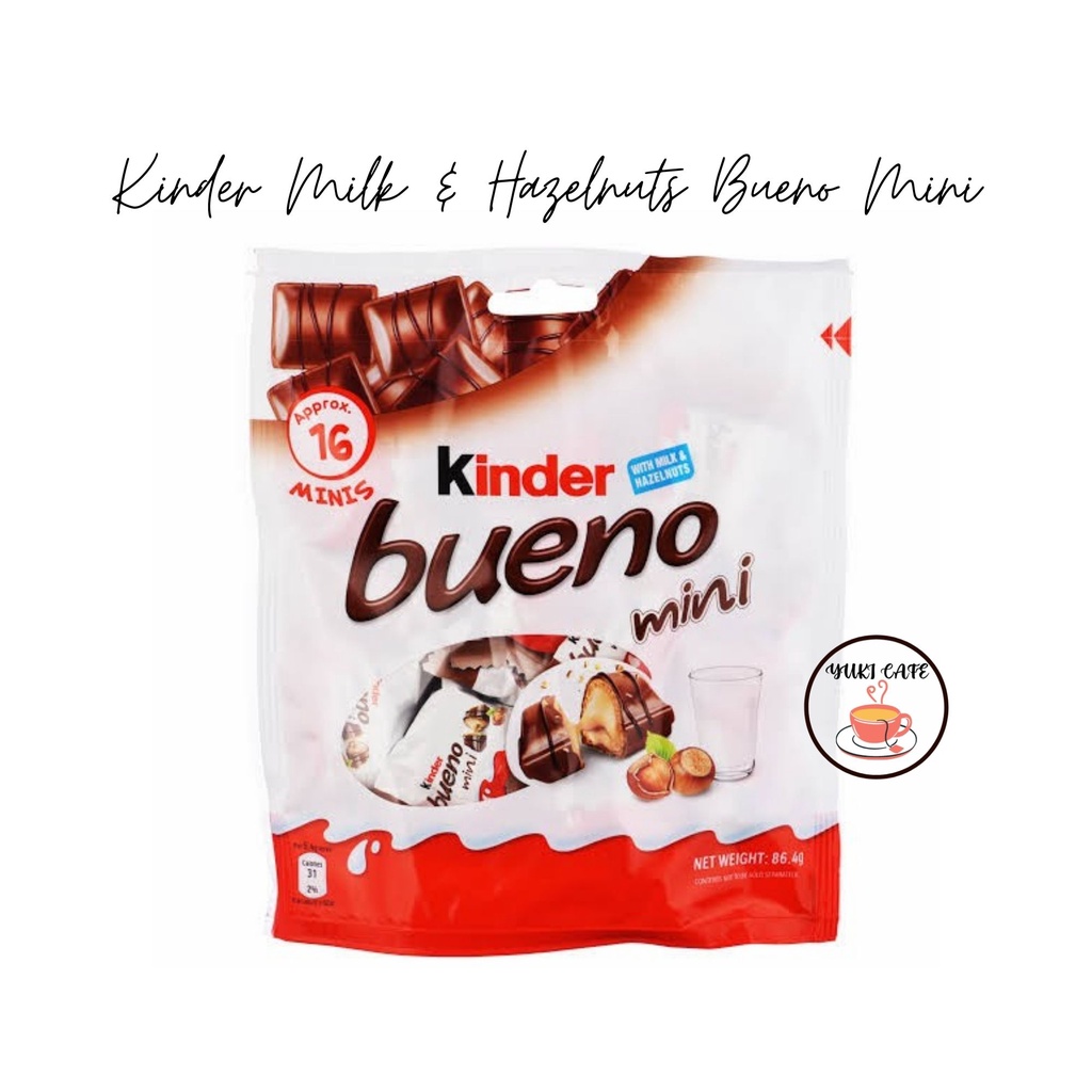 

COKELAT - KINDER MILK & HAZELNUTS BUENO MINI