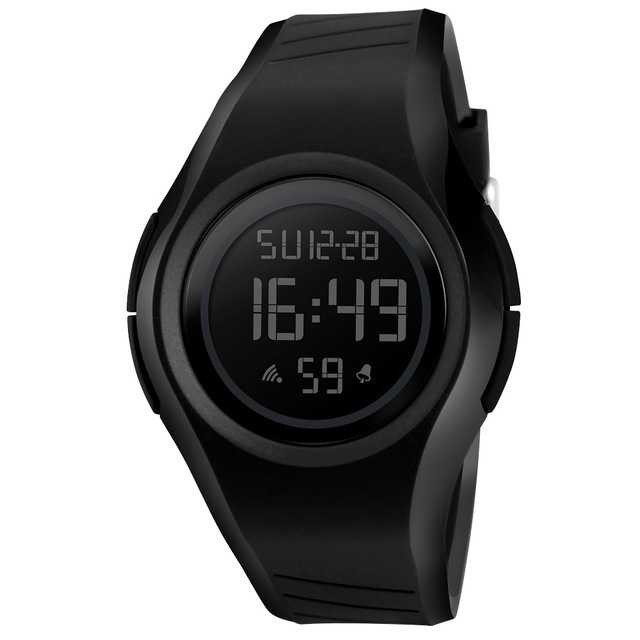 Jam Tangan Digital Pria JT 37 Skmei Silicone Berkualitas Jam Tangan Lentur Nyaman Waterproof