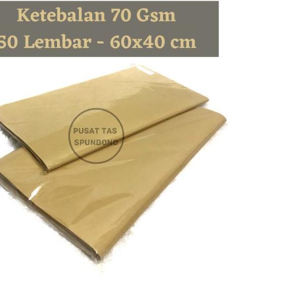 

✴ Kertas Samson 50 lembar - 60x40 cm / Kertas Coklat / Kertas Packing / Kertas Bungkus ✷