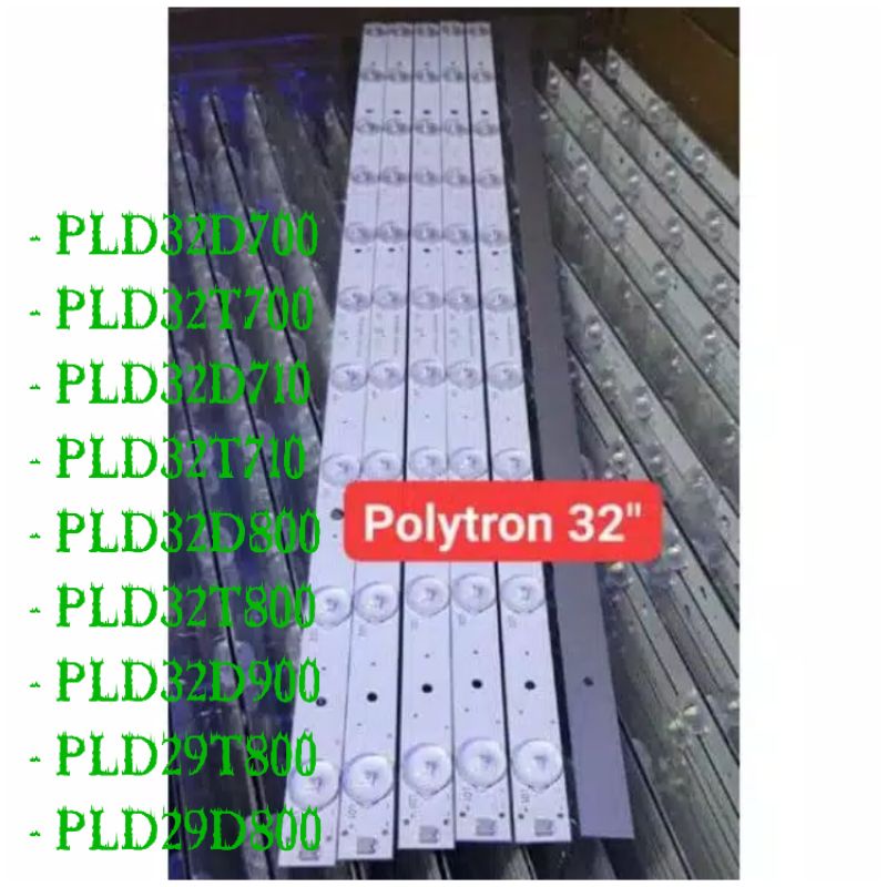 3 pcs Lampu led Backlight TV Polytron 32 Inch Ori 10kancing 3volt seri