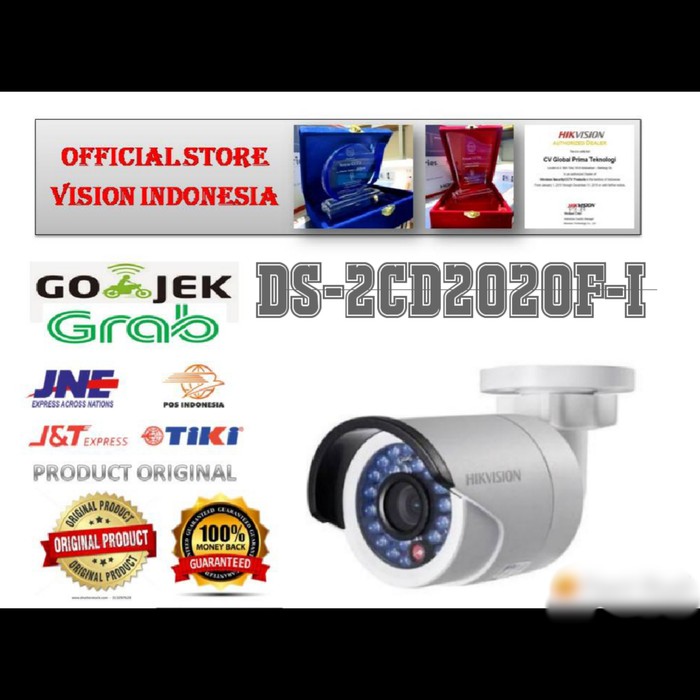 IP CAMERA HIKVISION 2MP DS-2CD2020F-I RESMI GARANSI 2 TAHUN LS2500