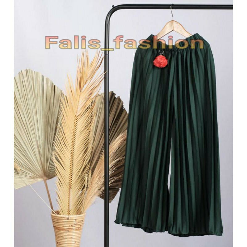 CELANA KULOT PLISKET TANGGUNG 10-13 TAHUN/KULOT ANAK TANGGUNG/His son’s/KULOT 10-13 TAHUN-hijau botol XL