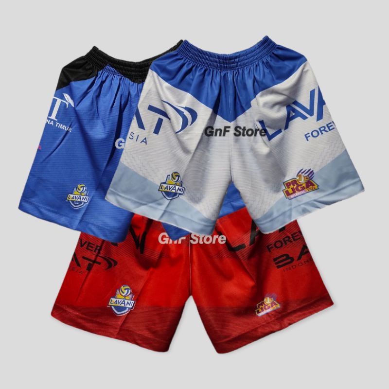 Celana volly full printing Lavani / Celana volly proliga cowok cwek f
