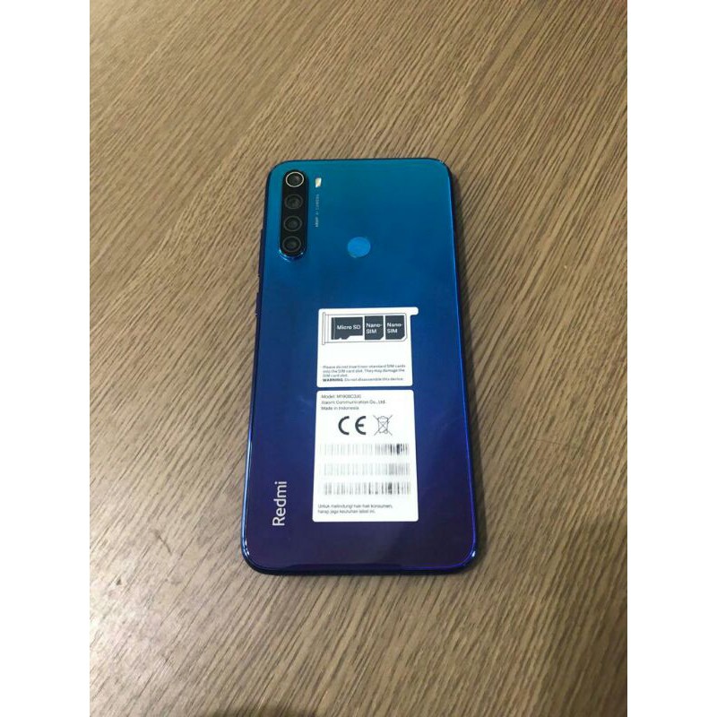 HP Handphone Redmi Note 8 Ram 4/64gb Seken Second Bekas Berkualitas