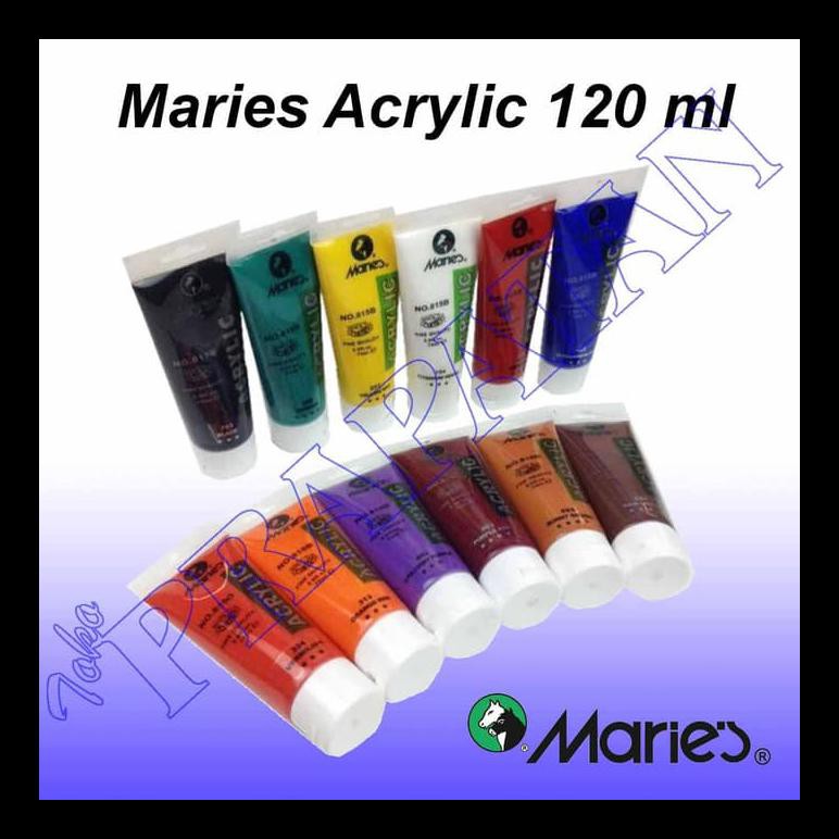 

PROMO CAT AKRILIK / ACRYLIC MARIES 120 ML PERALATAN MELUKIS MURAH