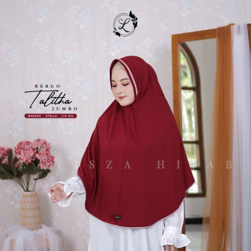 Bergo Thalita Jumbo (Lts 053) By La Tisza Hijab #D'Moeslimah Store