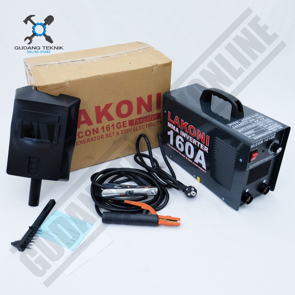 Mesin Las Listrik Lakoni Falcon 161GE - Trafo Las Inverter Lakoni Falcon 161 ge