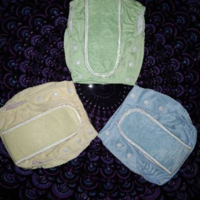 Clodi lokal/popok kain bayi cuci ulang/Deaper (KANCING PLASTIK)